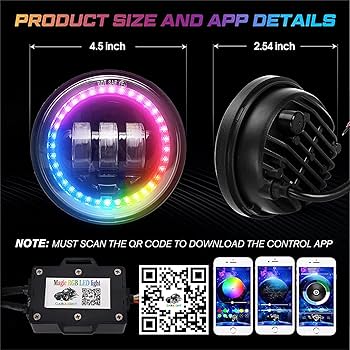 カラマ 　RGB LED ヘッドライト 51Yb0ipXdFL.jpg